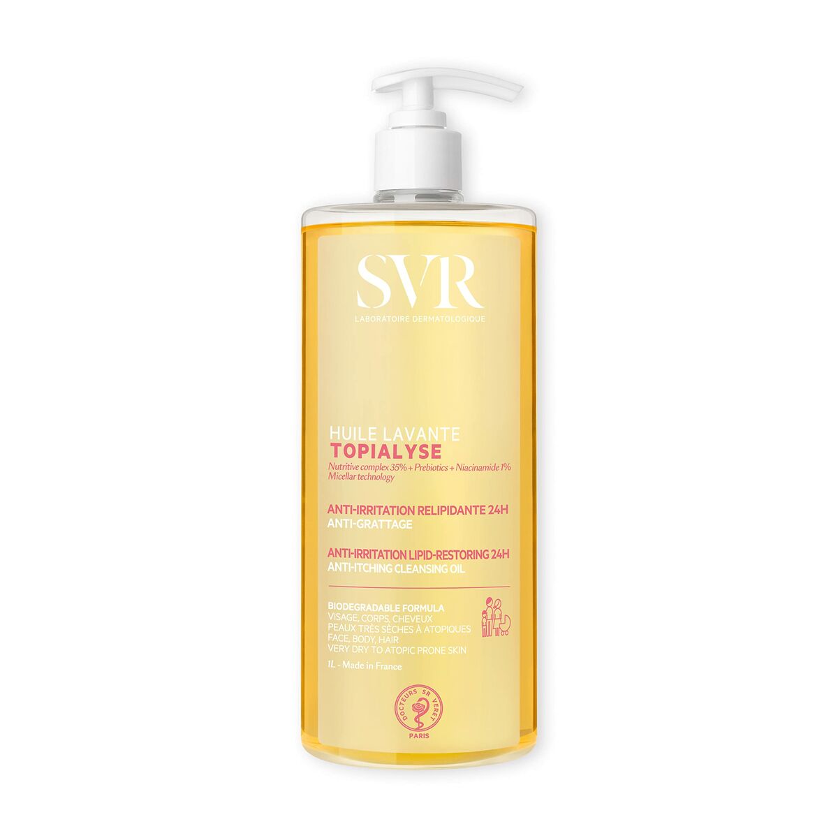 Body Oil SVR Topialyse 1 L Micellar Cleaner
