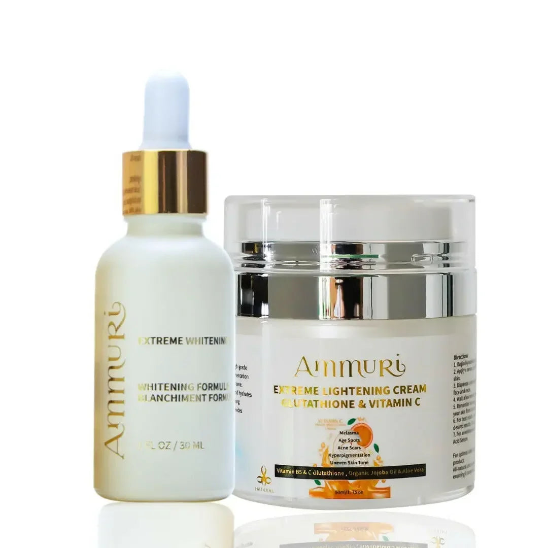 Ammuri Brightening Cream & Serum Set for Radiant Skin
