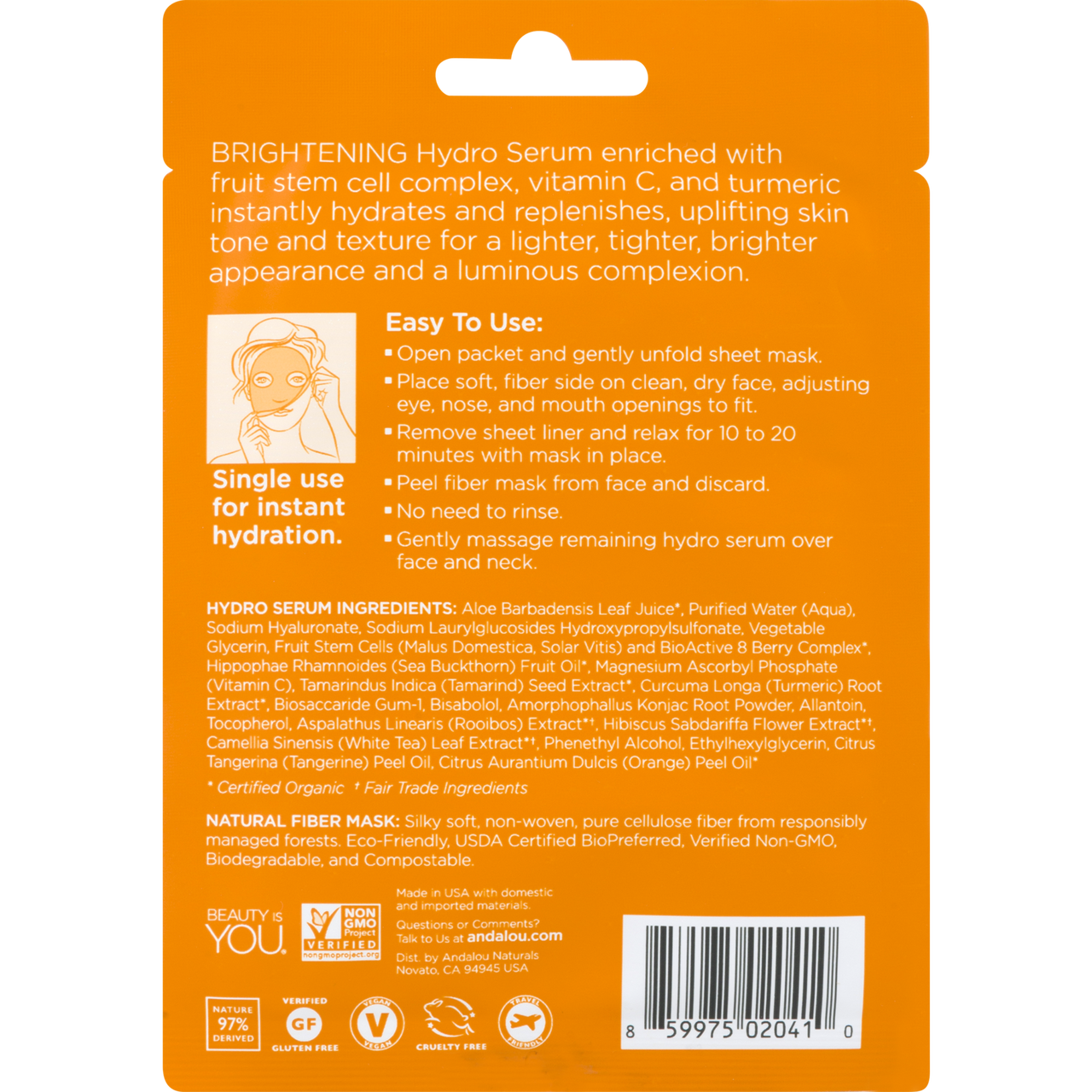 A.N FACL MSK TIGHT/BRIGH ( 6 X 0.6 OZ   )