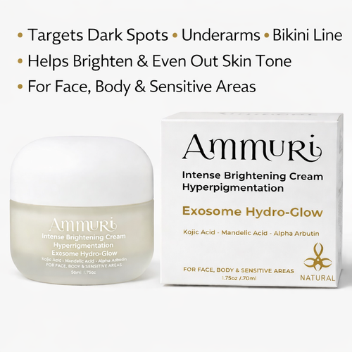 Ammuri Intense Lightening Skin Cream – Brightening for Bikini, Underarms & Sensitive Areas (50g)